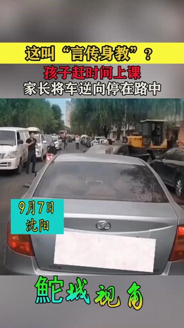 家长停车行为引发路中难题，如何规范家长接孩子的停车方式？